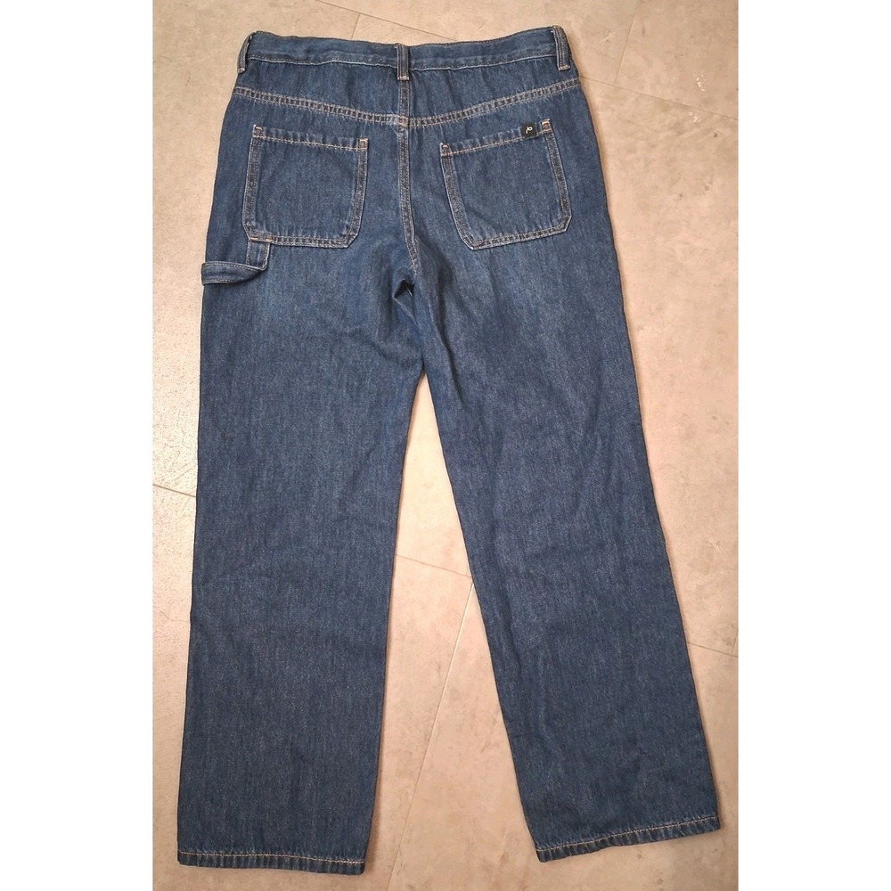 Wide Leg Barrel Jeans Girls Size 14 Relaxed Straight - Picture 4 of 14